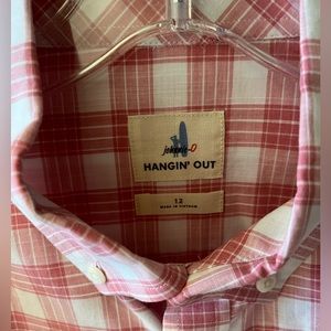 Johnnie O Boys Size 12 Button Down